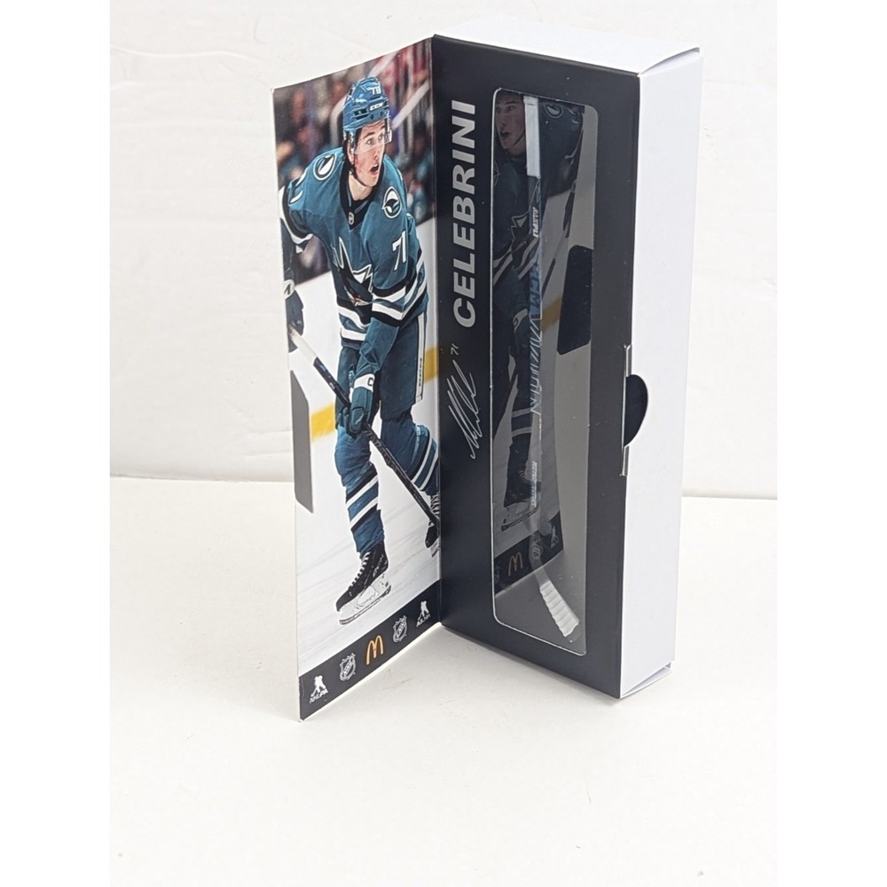 Macklin Celebrini McDonald's NHL Star Sticks 2025-2026 Canada Exclusive Sharks